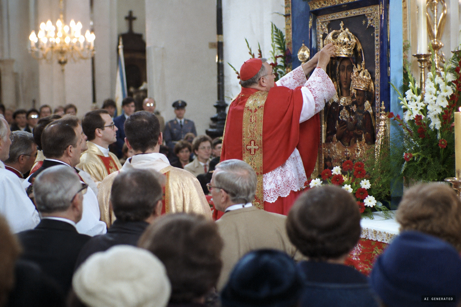 The image crowned with papal crowns in 1988
