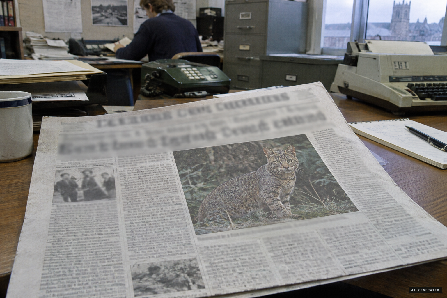 The one proven case of a big cat in Shropshire
