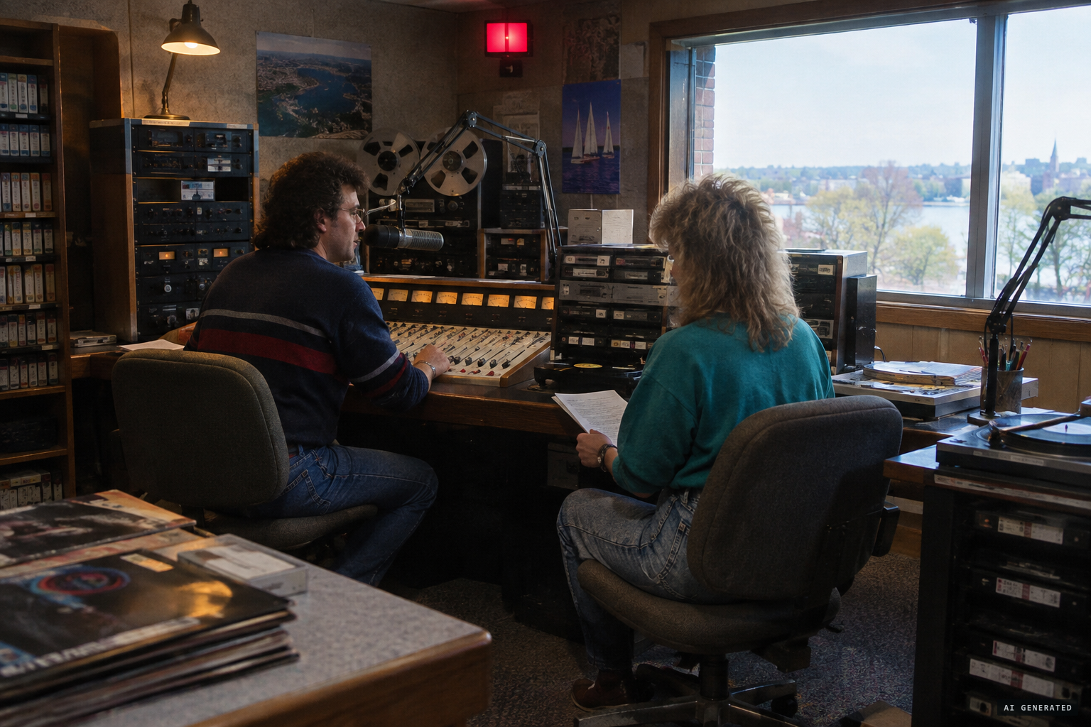 April Fools' Day 1987: "The Legend" goes on the air at WTCM-FM