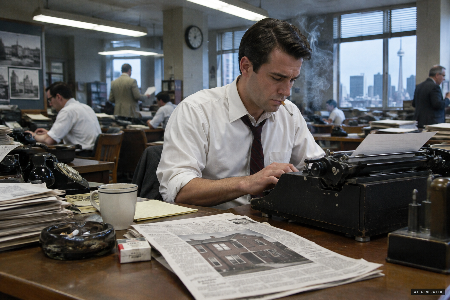The Toronto Telegram runs the ghost story
