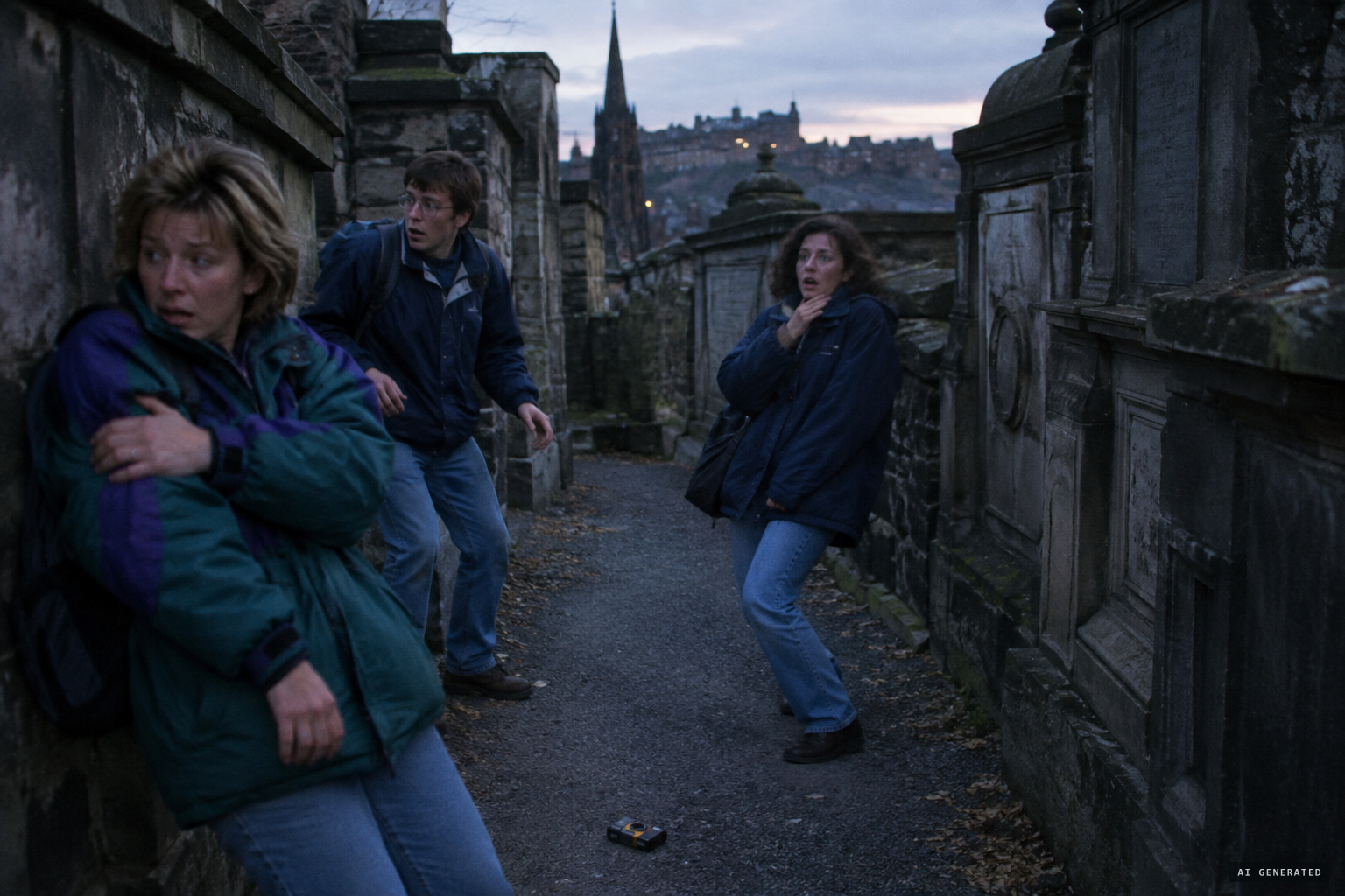 Visitors pushed, scratched and grabbed by an unseen force