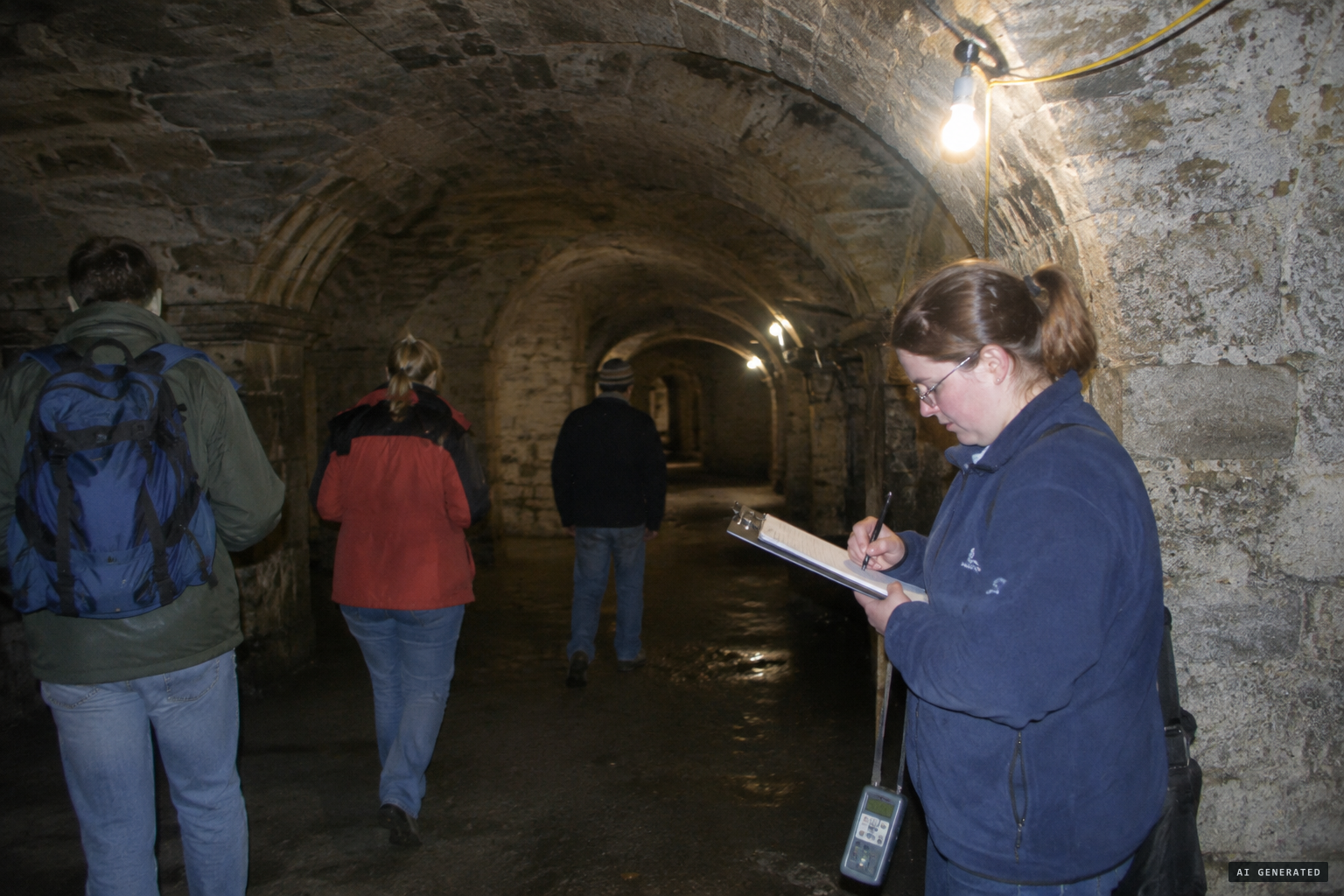 Wiseman's study of expectation and draughts in the South Bridge Vaults