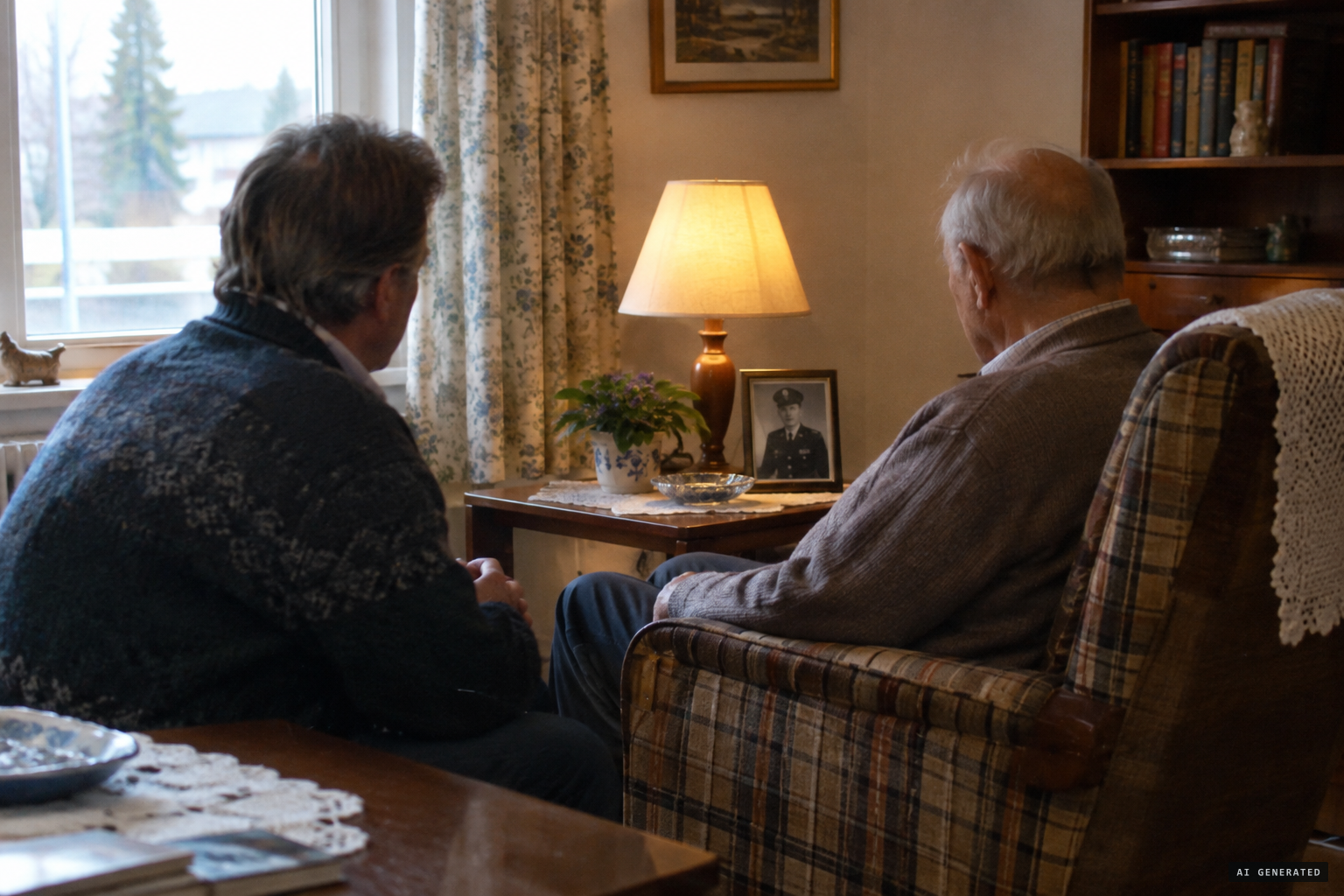 In 1996, Reino Lindfors tells his son it was a hoax