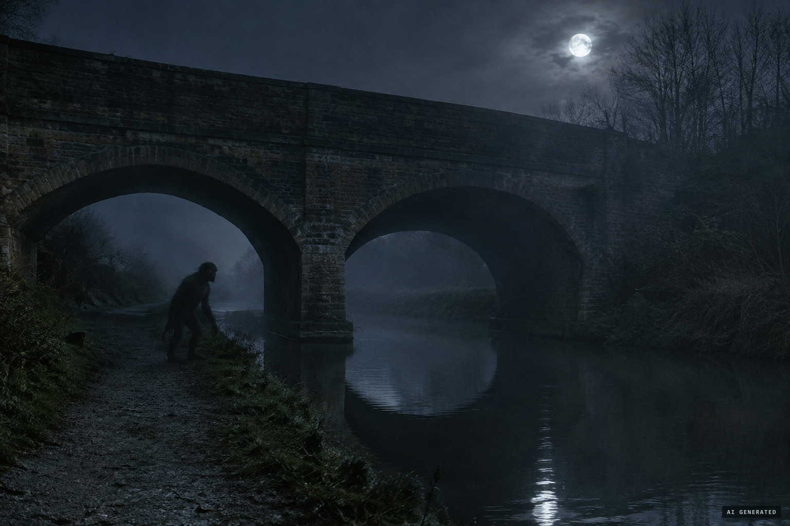The Man-Monkey that comes again on the Big Bridge since a man drowned in the Cut