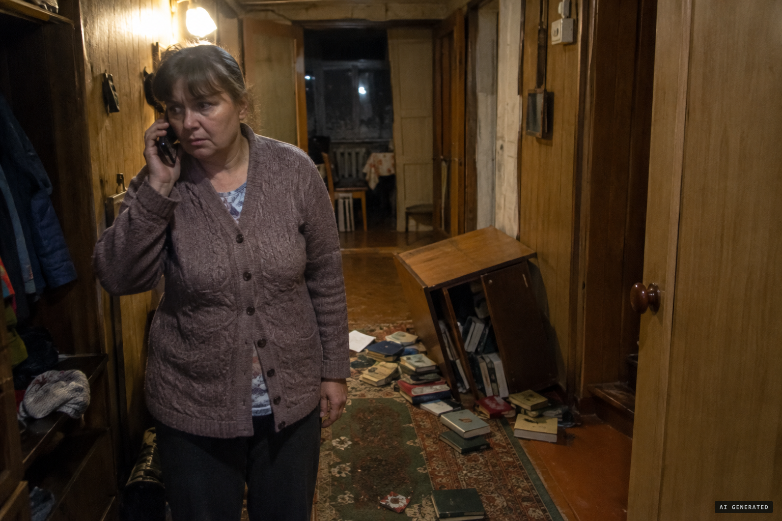 Natalya phones her daughter: everything at home is collapsing