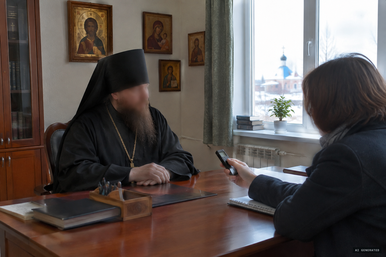The Kolpashevo Diocese blames "spirits of malice"