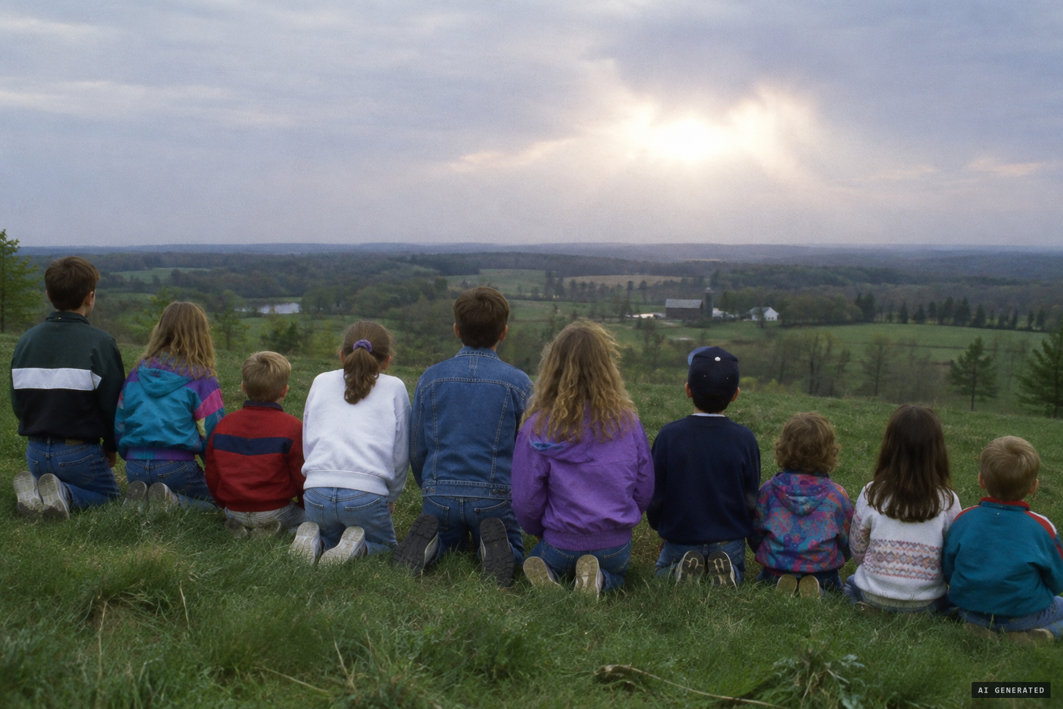 Ten children report Our Lady appearing to them in one day