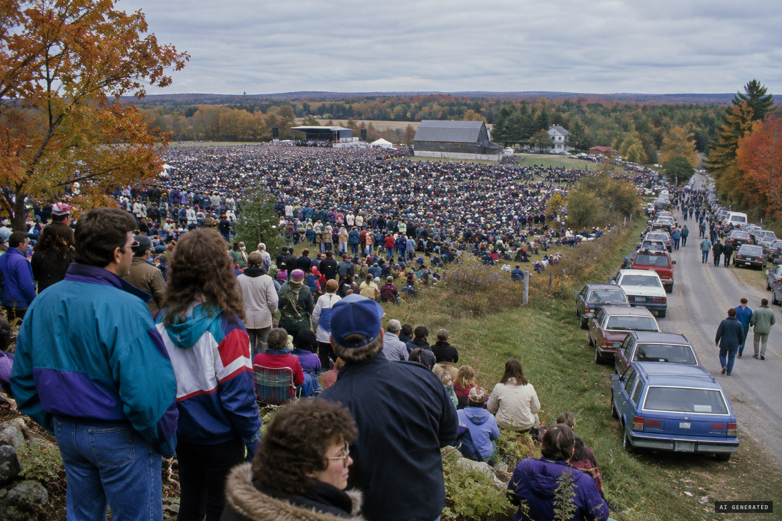 About 20,000 people come to the farm the day Ivan Dragicevic visits