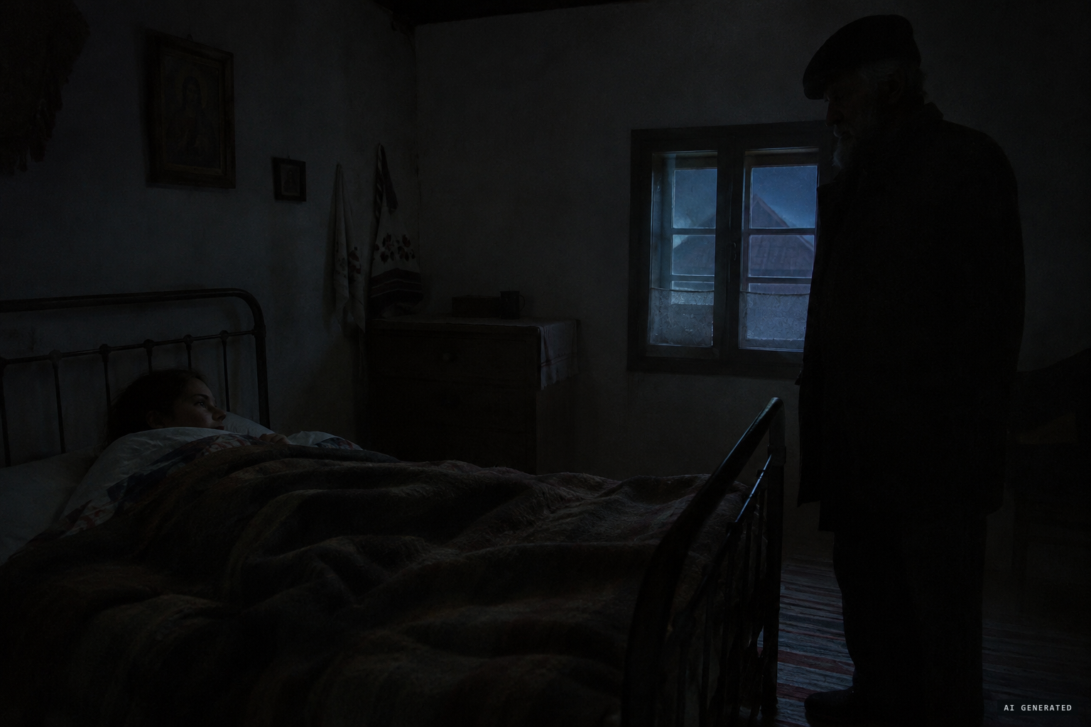 Mirela Marinescu sees the dead man in her room at night