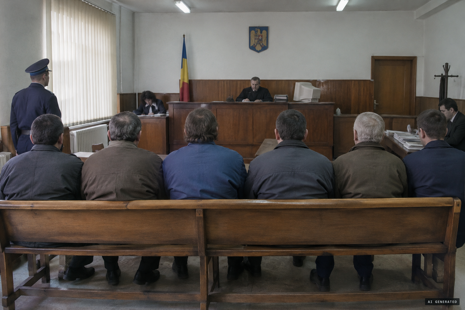 A Craiova court convicts all six men