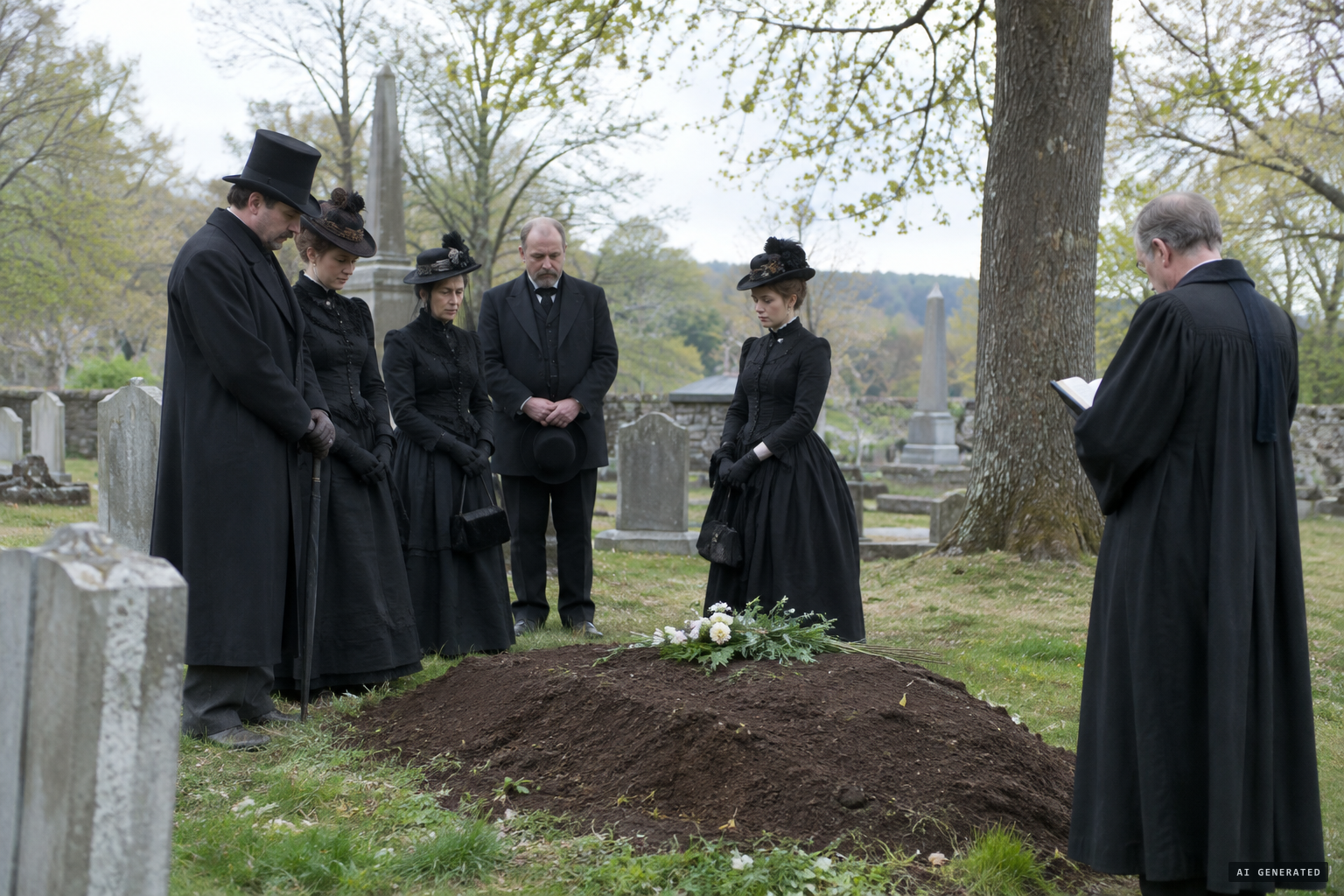 Edwin Brown is buried in May 1892