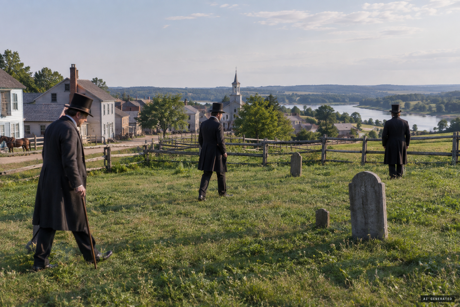 The town's burial ground in eastern Miamisburg