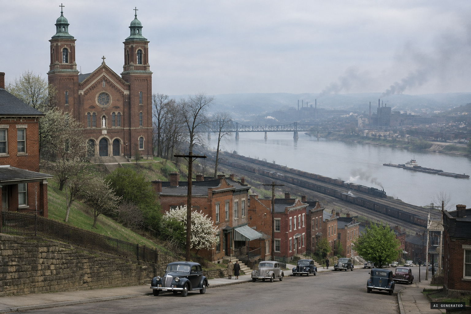 St. Nicholas Croatian Catholic Church in Millvale, where Father Zagar wanted murals