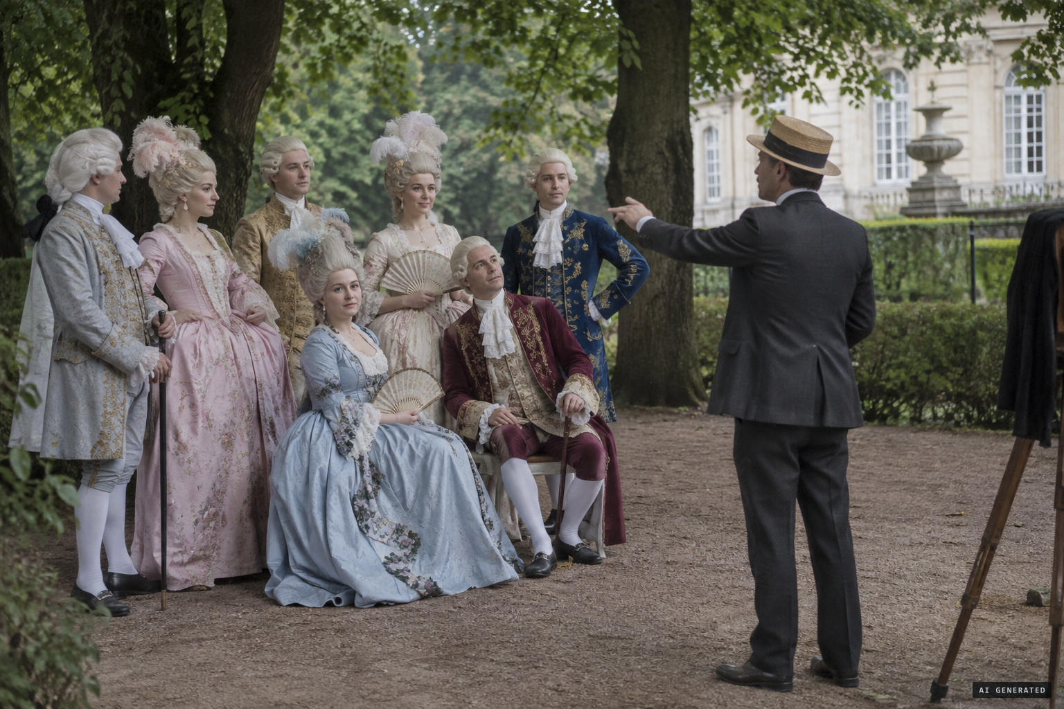 The theory: Montesquiou's friends rehearsing tableaux vivants