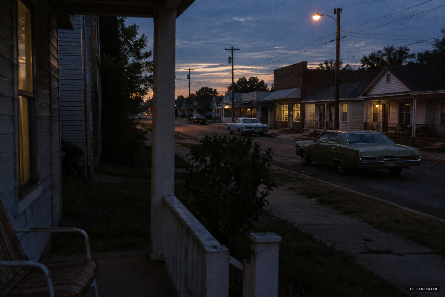 When night fell, something began prowling the streets around Davis Avenue
