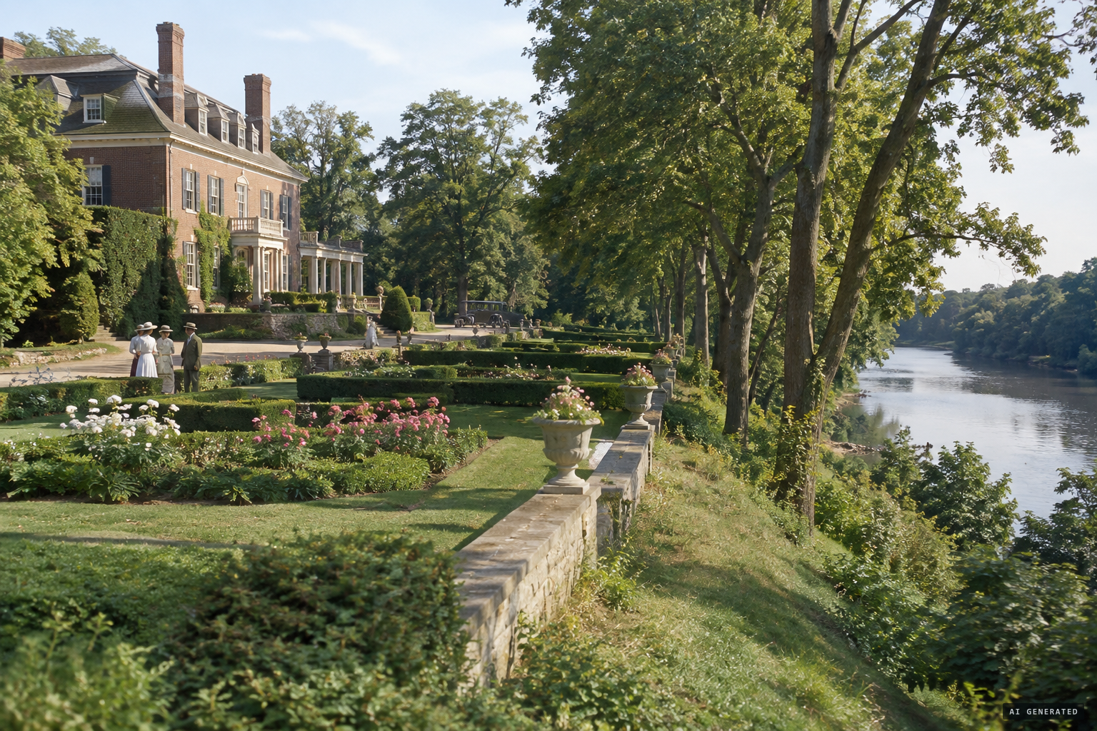 Robert Allerton's estate, The Farms, on the Sangamon near Monticello