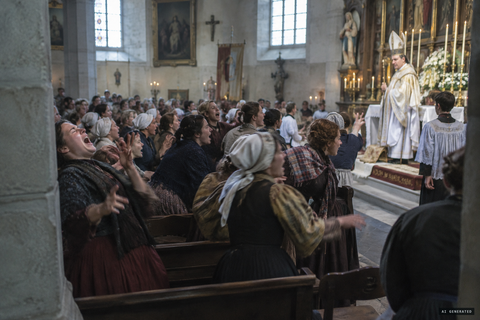 The church became a perfect hell