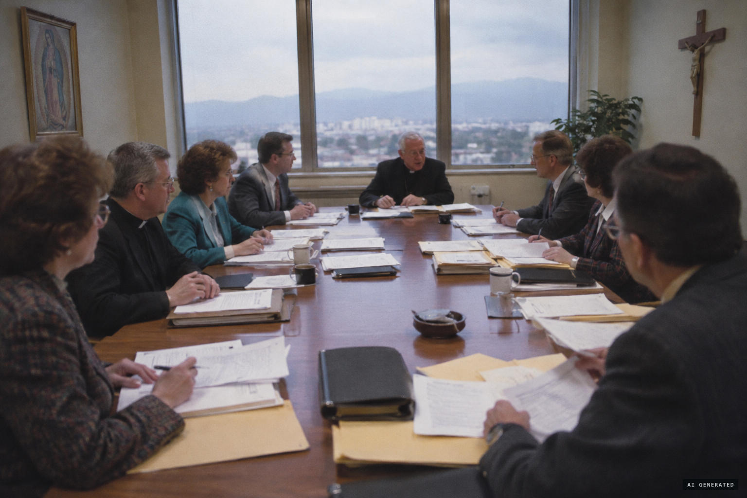 1994: the commission finishes and the decree finds the apparitions devoid of supernatural origin.