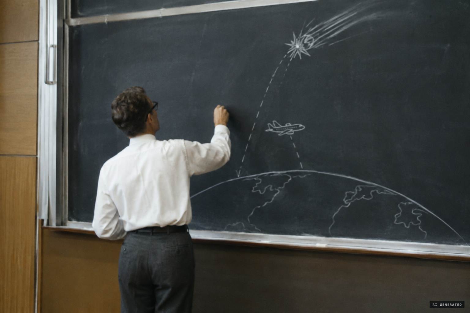 Physicist Robert Kadesch explains the object as a bolide exploding 50 to 60 miles up.