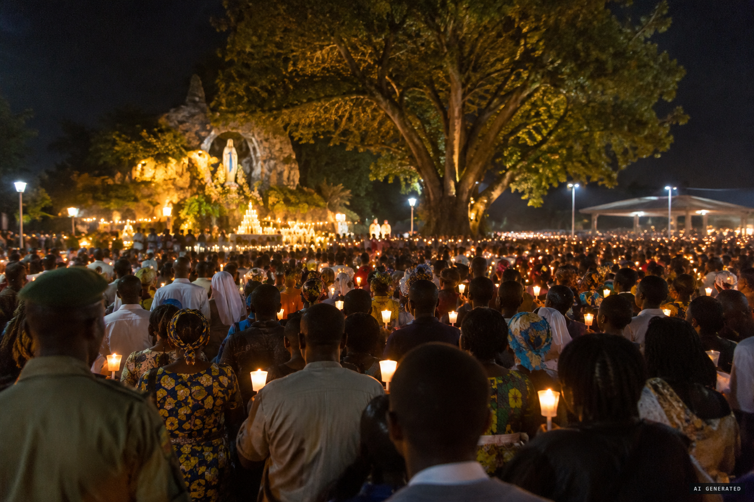 Thousands gather for vigils on the 12th of each month