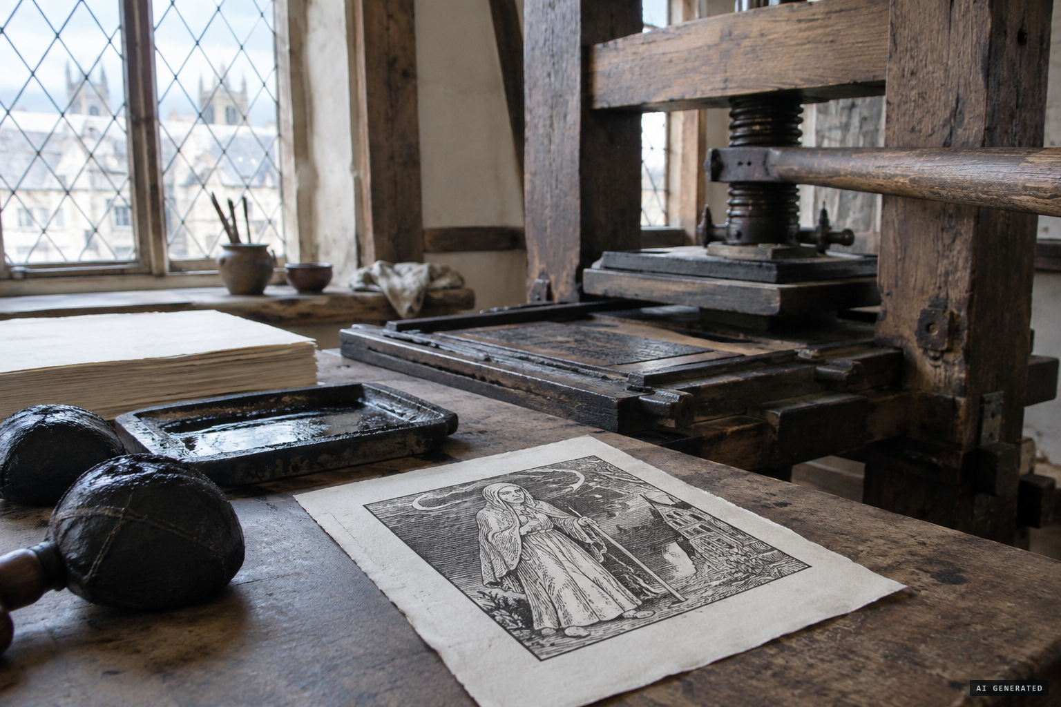 A 1641 verse pamphlet tells of the ghost's warning