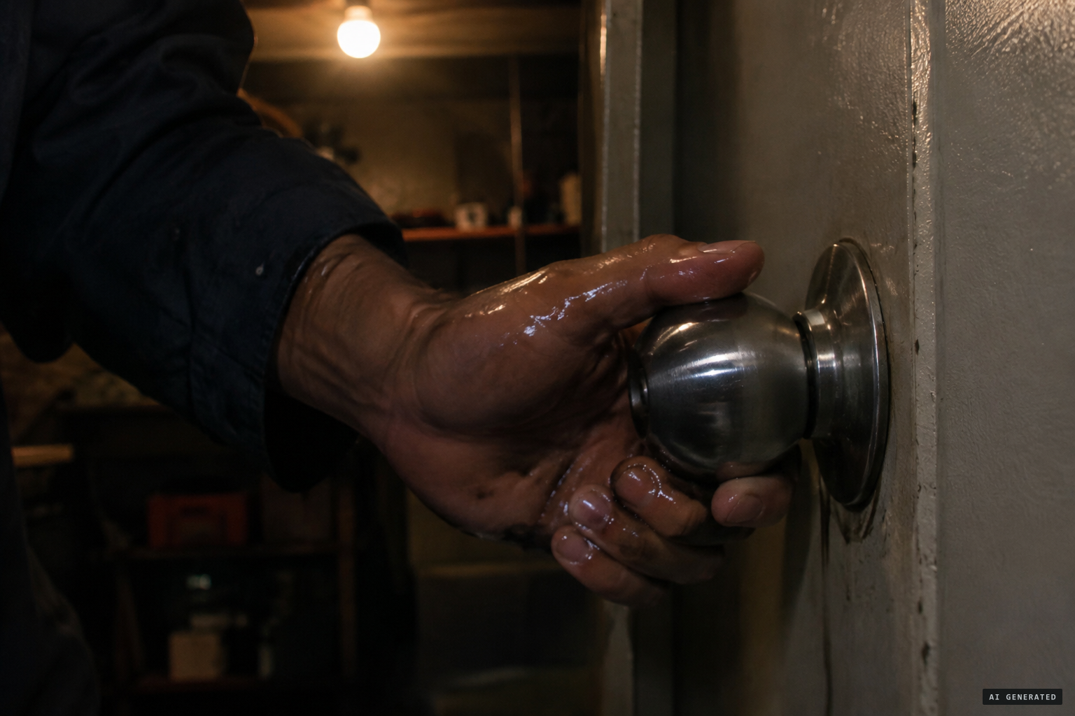 Sceptics: a greased body would struggle to turn doorknobs