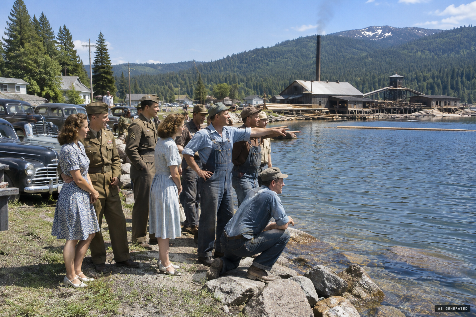 Residents, soldiers on leave and mill workers report the creature