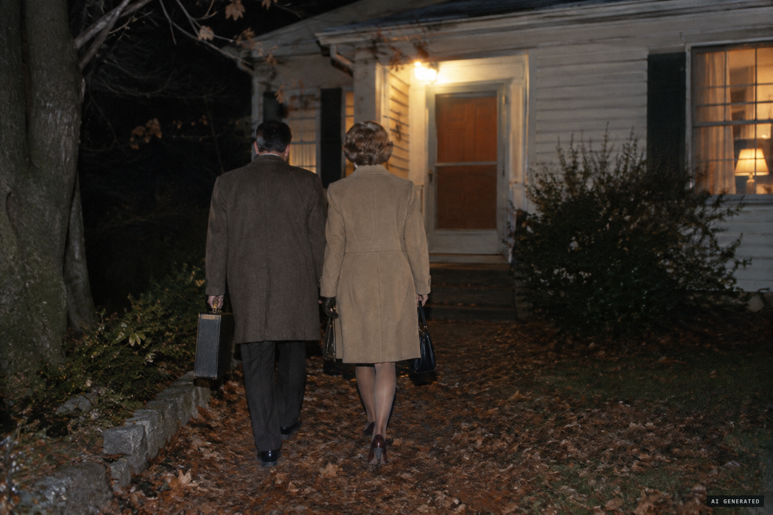Ed and Lorraine Warren arrive the night before Halloween, 1973