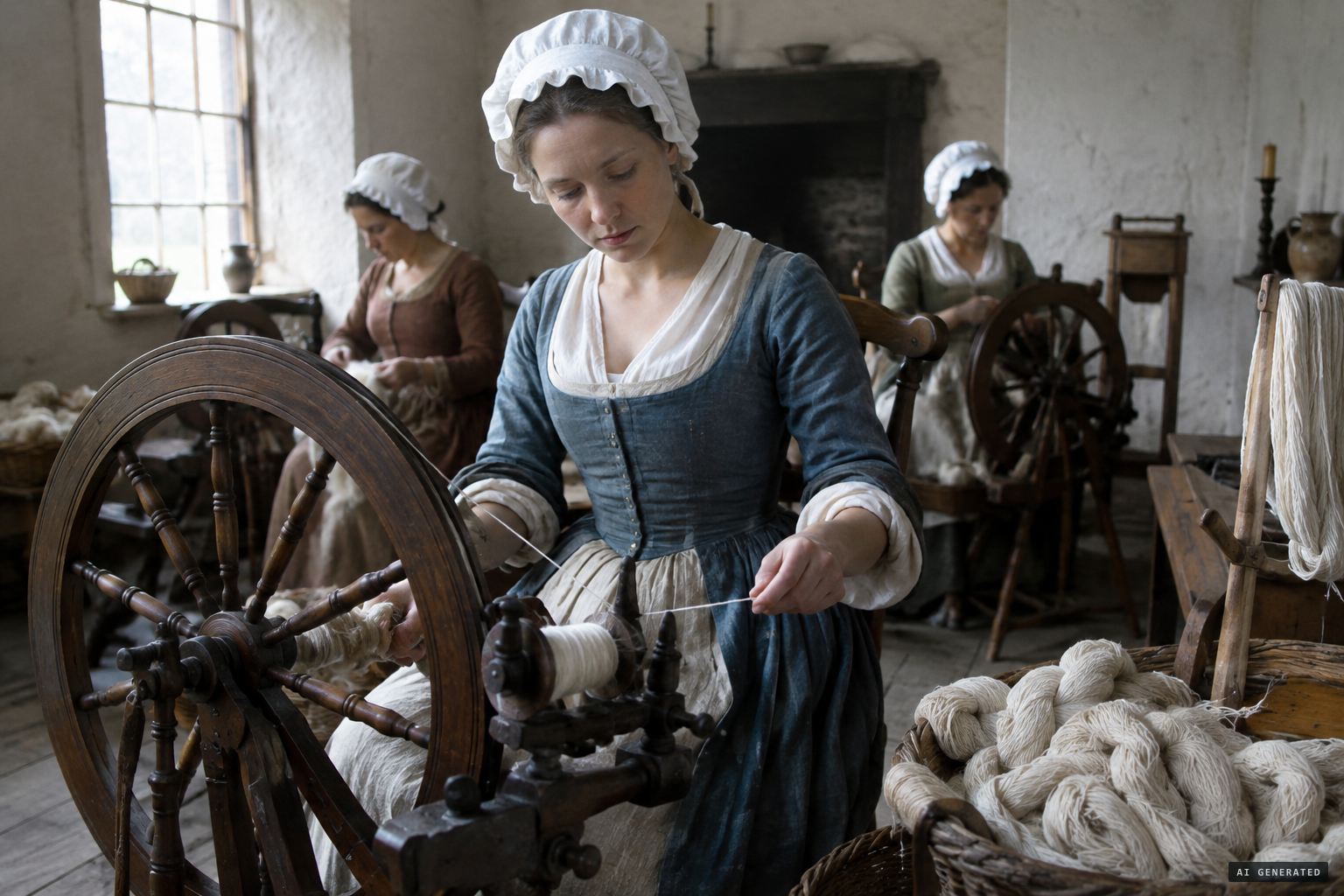 Christian Shaw founds the fine thread industry sold as Bargarran thread
