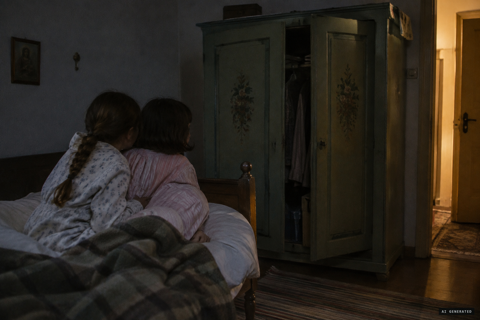 The knocking returns, on doors and cupboards, strongest when Helga and Anna were together