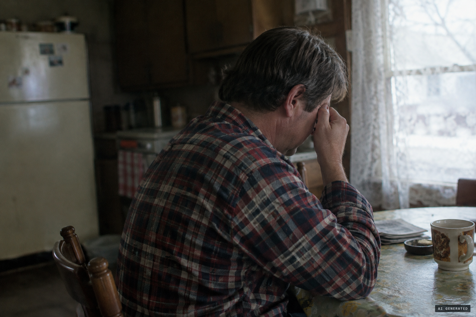 Joseph Reinholtz, a former railroad man, loses his sight.