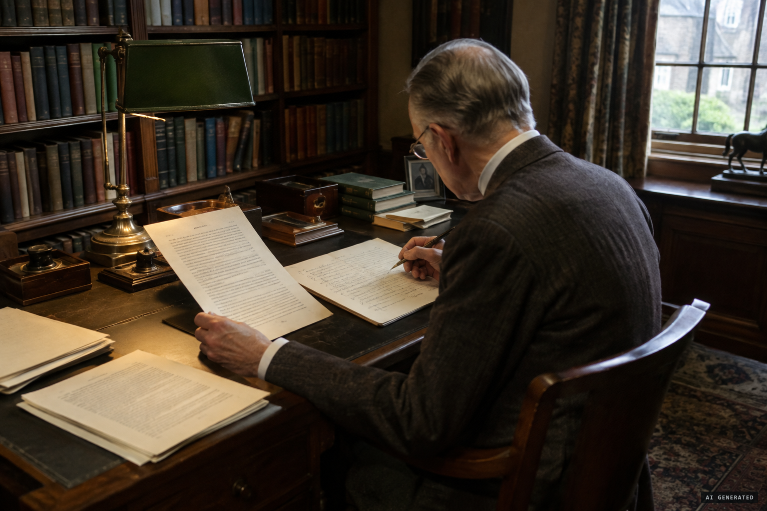 Lord Dowding compares the transcript with Charlton's comments