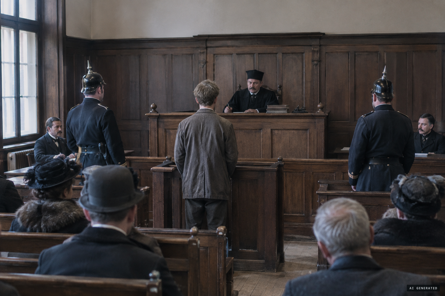 The Werder district court convicts Karl Wolter of gross mischief