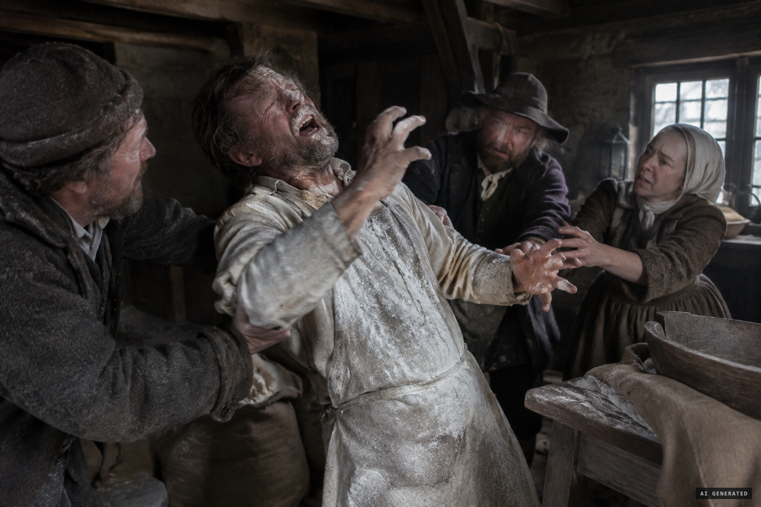 John Keige, miller of Auchencairn, gripped by the unseen thing