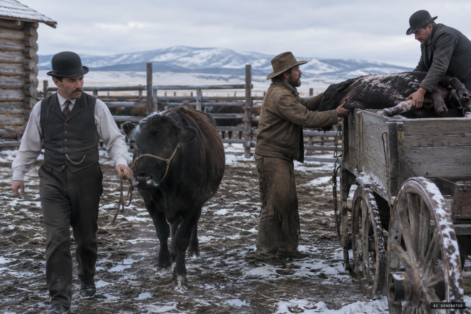 Joseph Sherwood trades a cow for the body