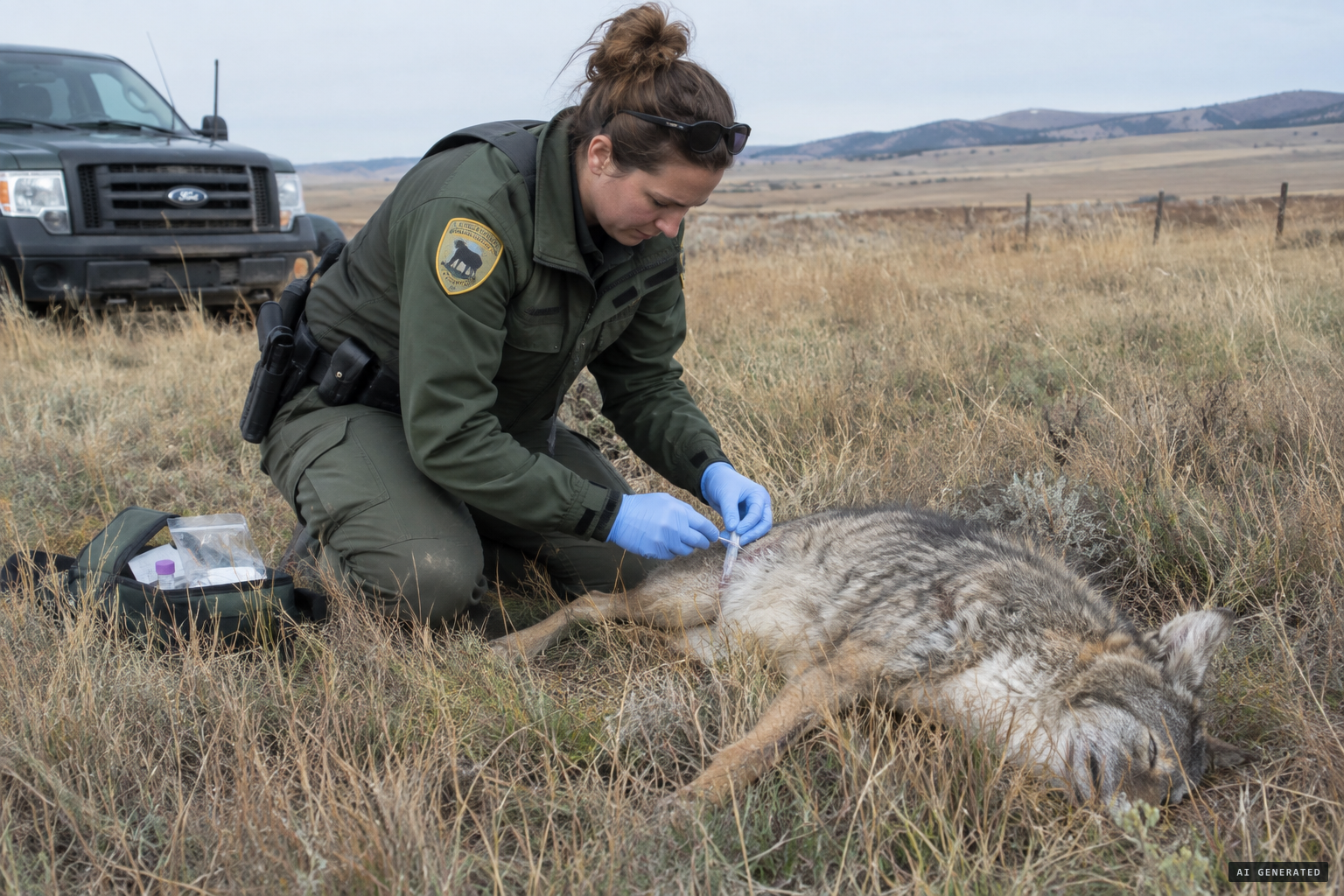 The Denton canid of 2018, proved a gray wolf