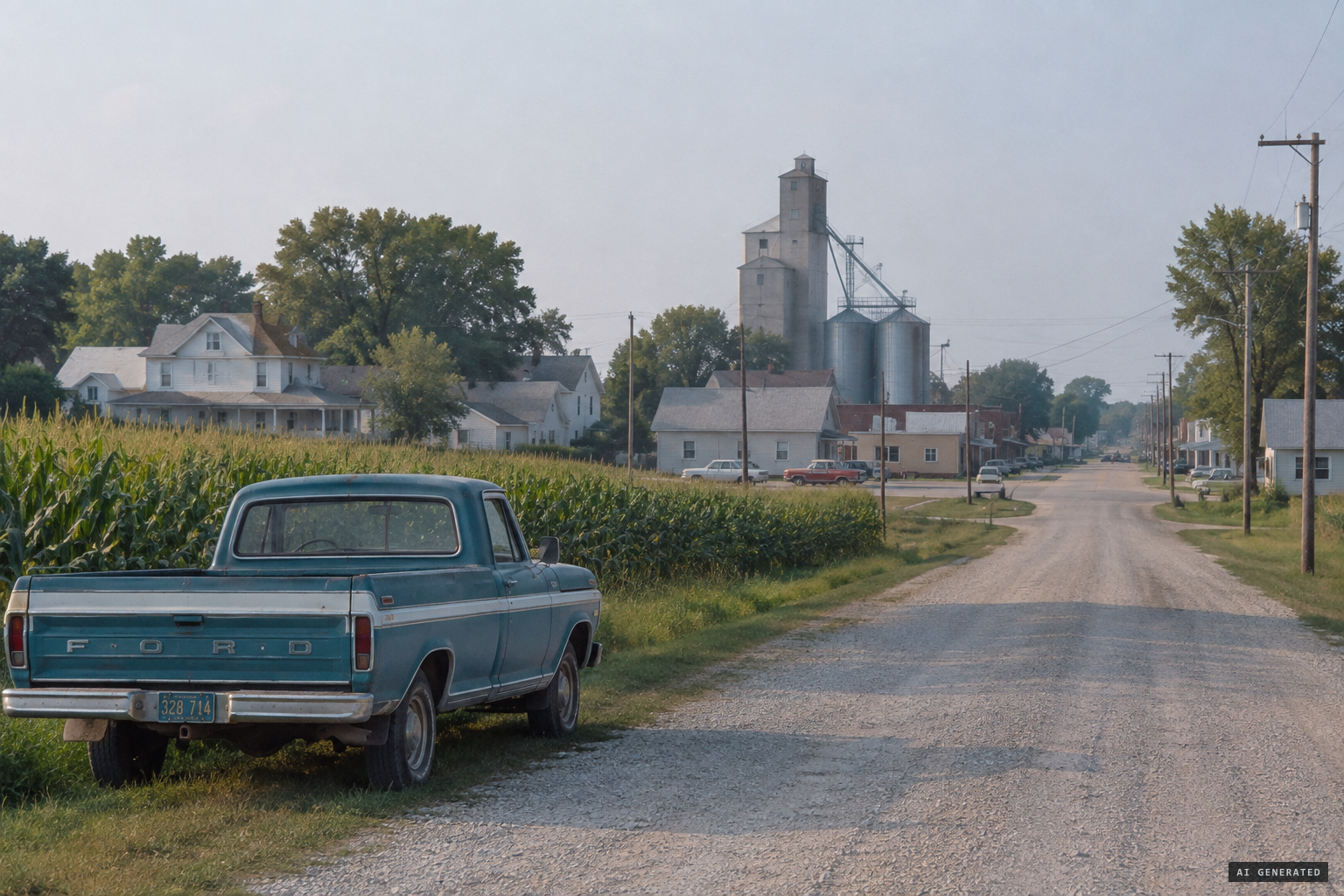 Roachdale, a small farm town in Putnam County, Indiana