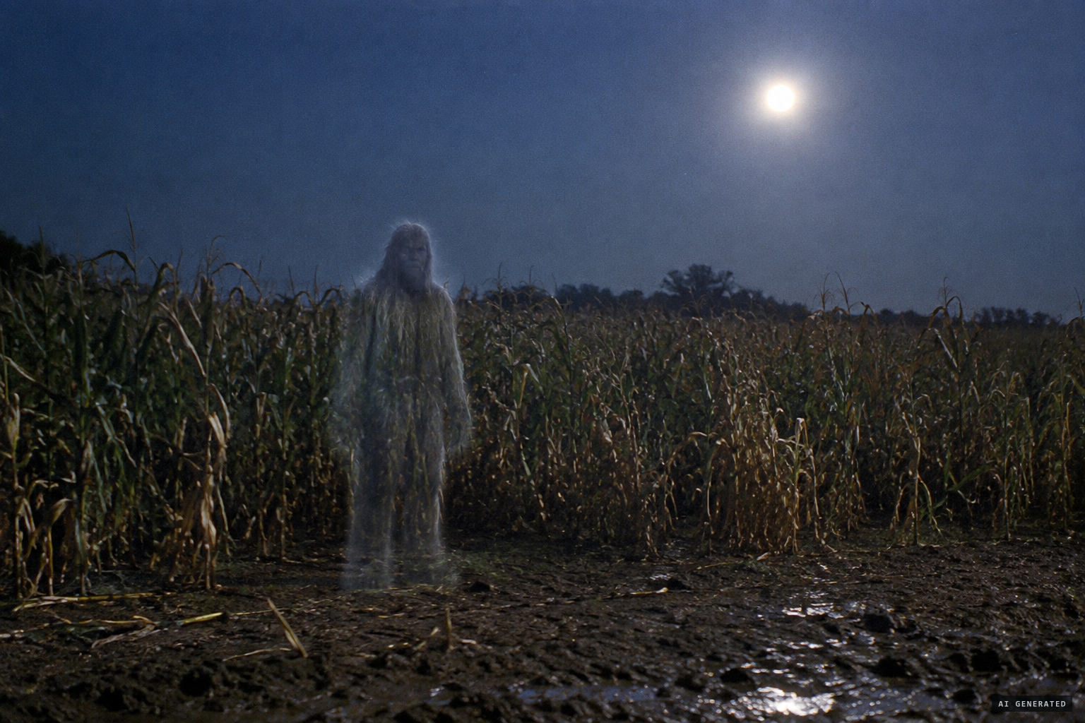 High strangeness: a light in the sky, a body you could see through