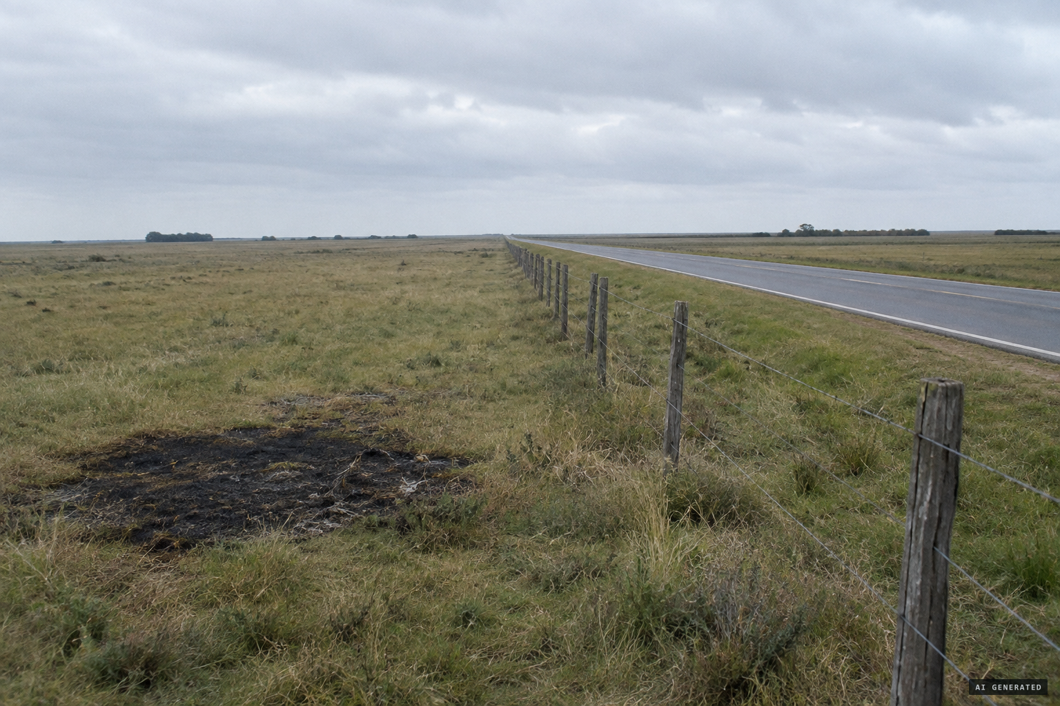 No photographs, no radar: only the field and the drivers' account