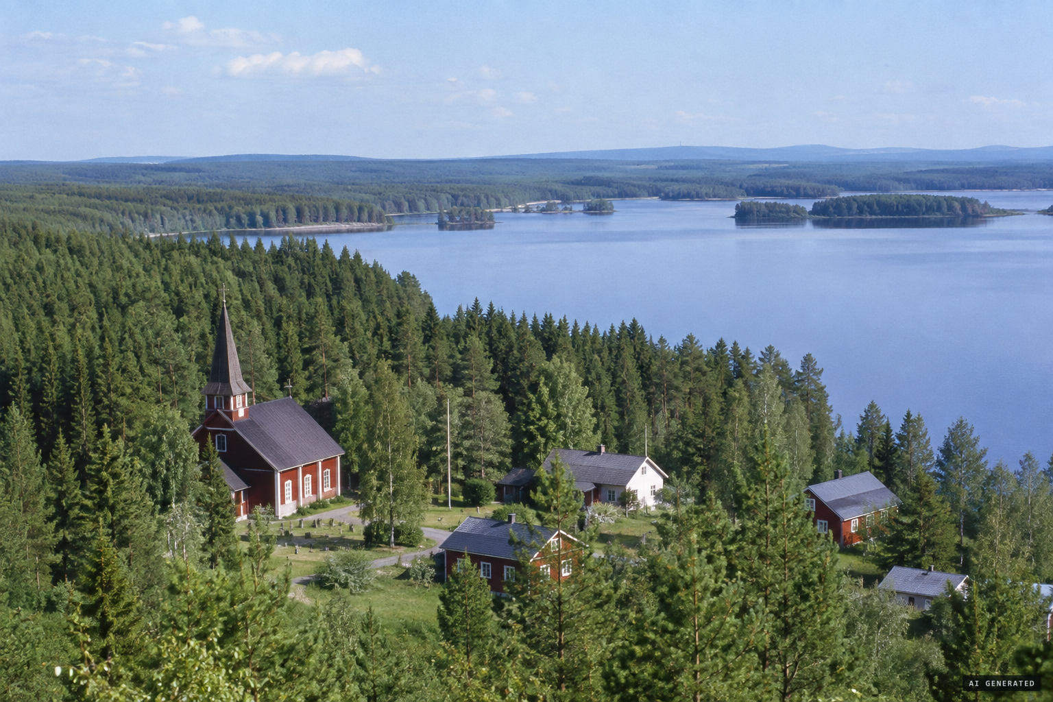 Ruokolahti, a forest municipality in South Karelia near the Russian border, summer 1992