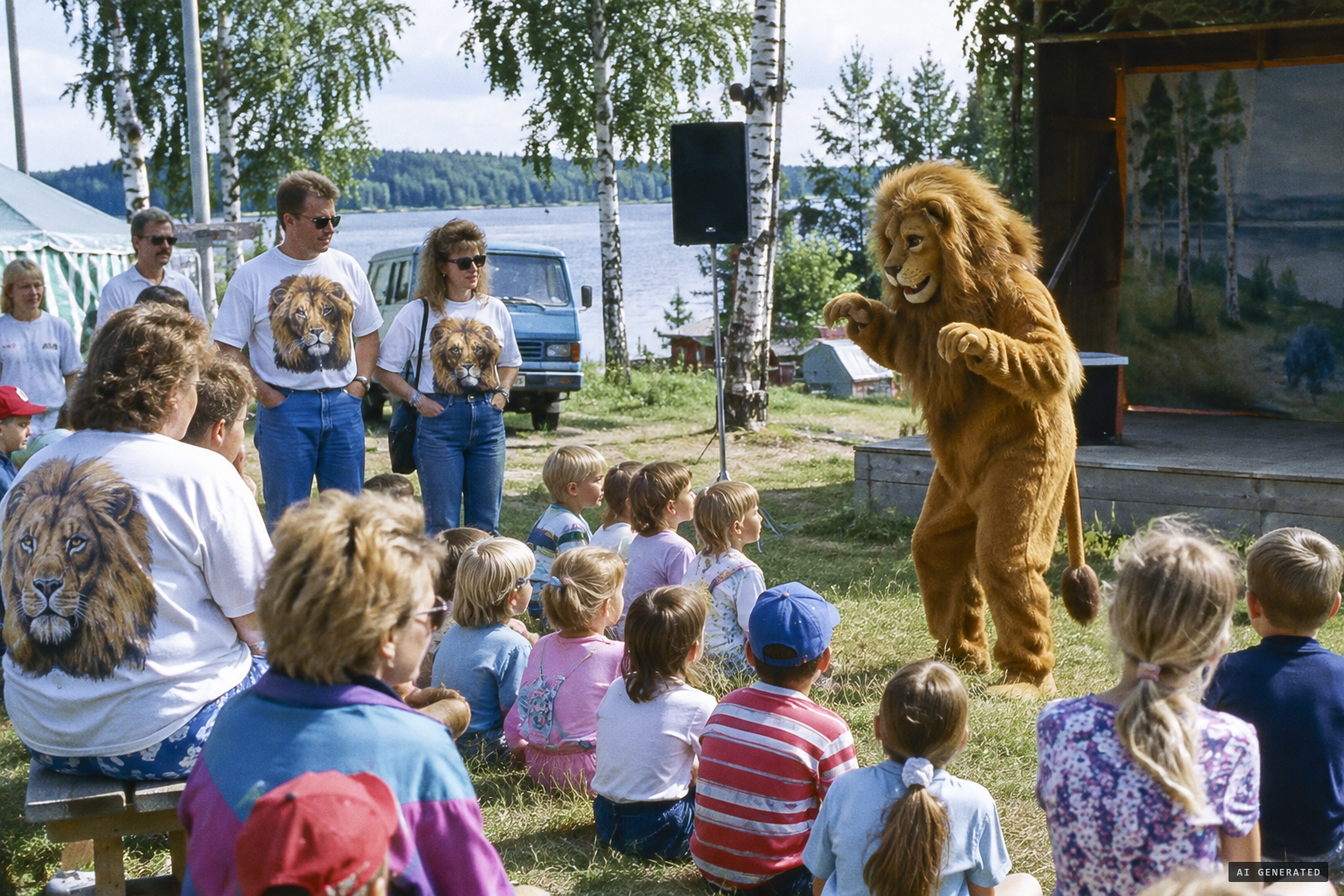 Ruokolahti makes the lion its symbol: T-shirts, a play and songs