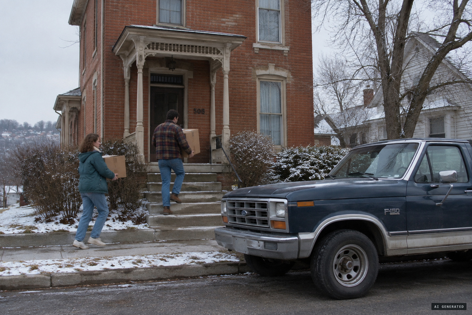 Tony and Debra Pickman move into the old Finney house at 508 N. 2nd St.
