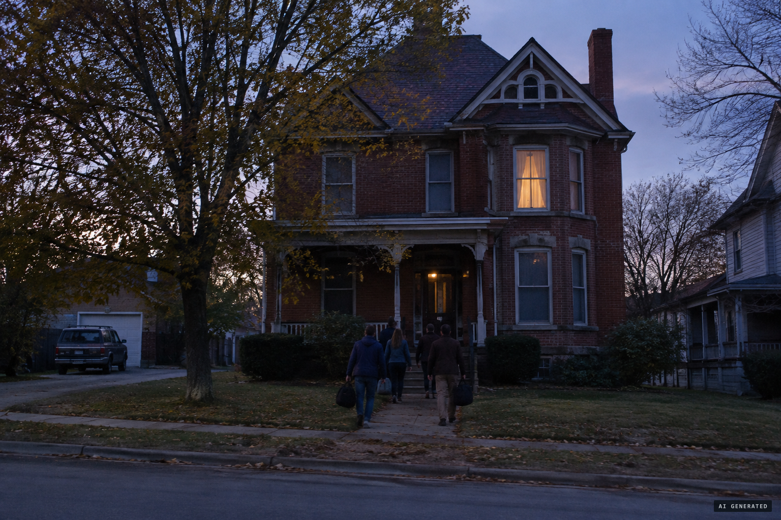 Today visitors sign a waiver and stay the night at the city-owned Sallie House.