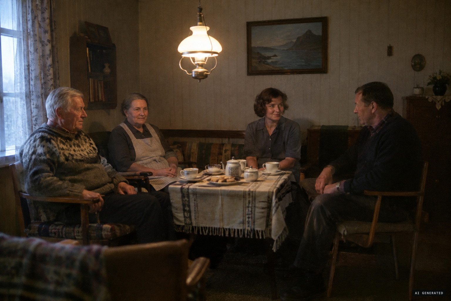 The household of Guðmundur Einarsson in March 1964