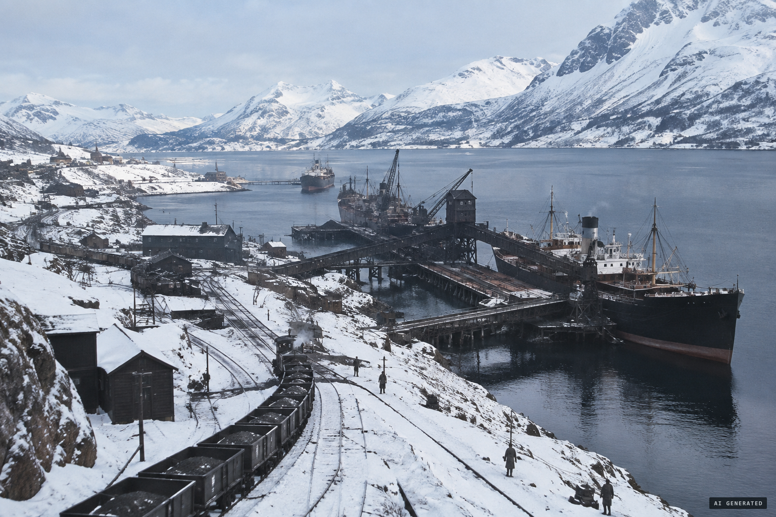 The Narvik iron-ore route, linked to the later waves
