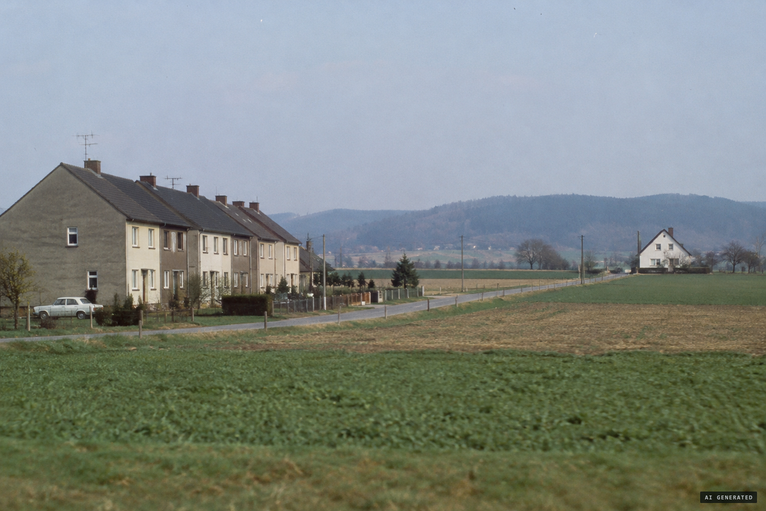 The last house affected stood about 300 metres from the girl's home
