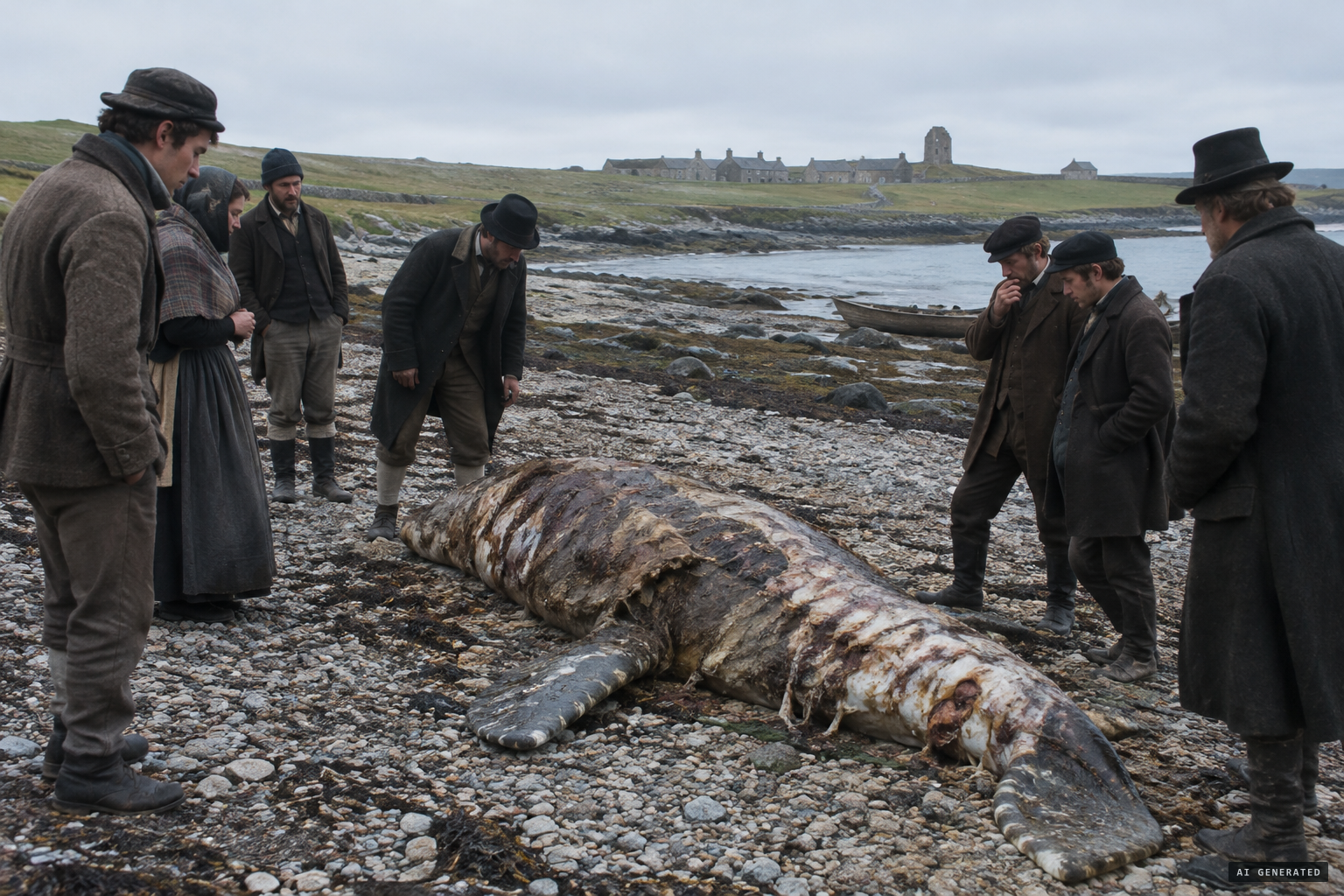 The Stronsay Beast of 1808, another basking shark mistaken for a monster