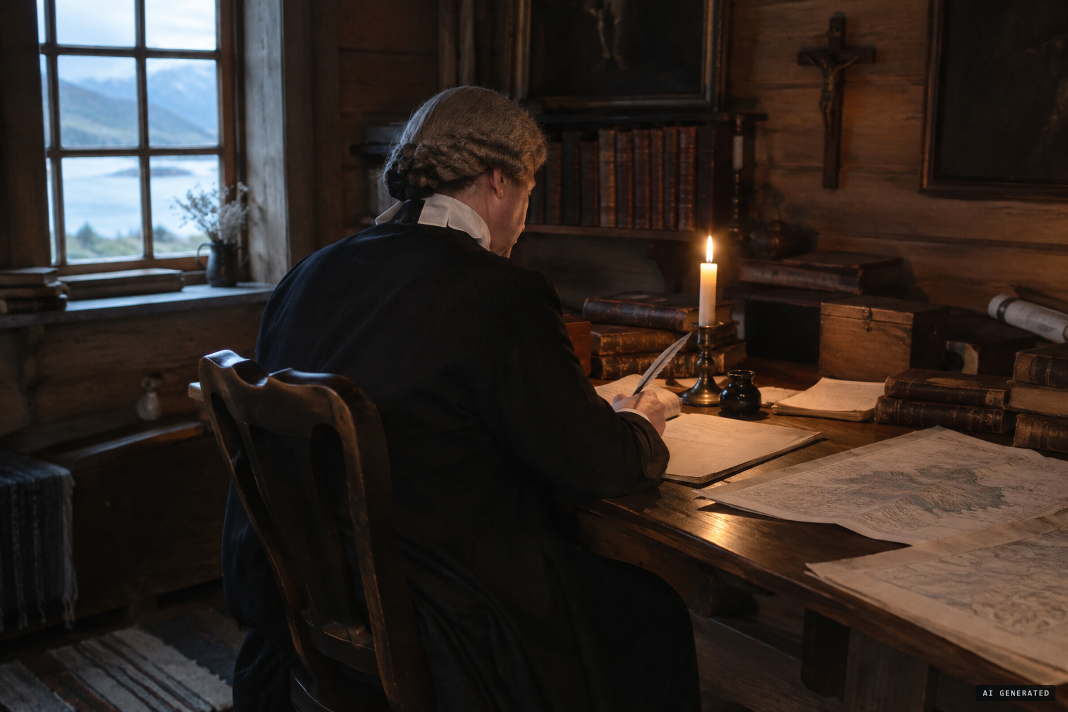 Hans Jacob Wille writes the earliest printed account of the creature