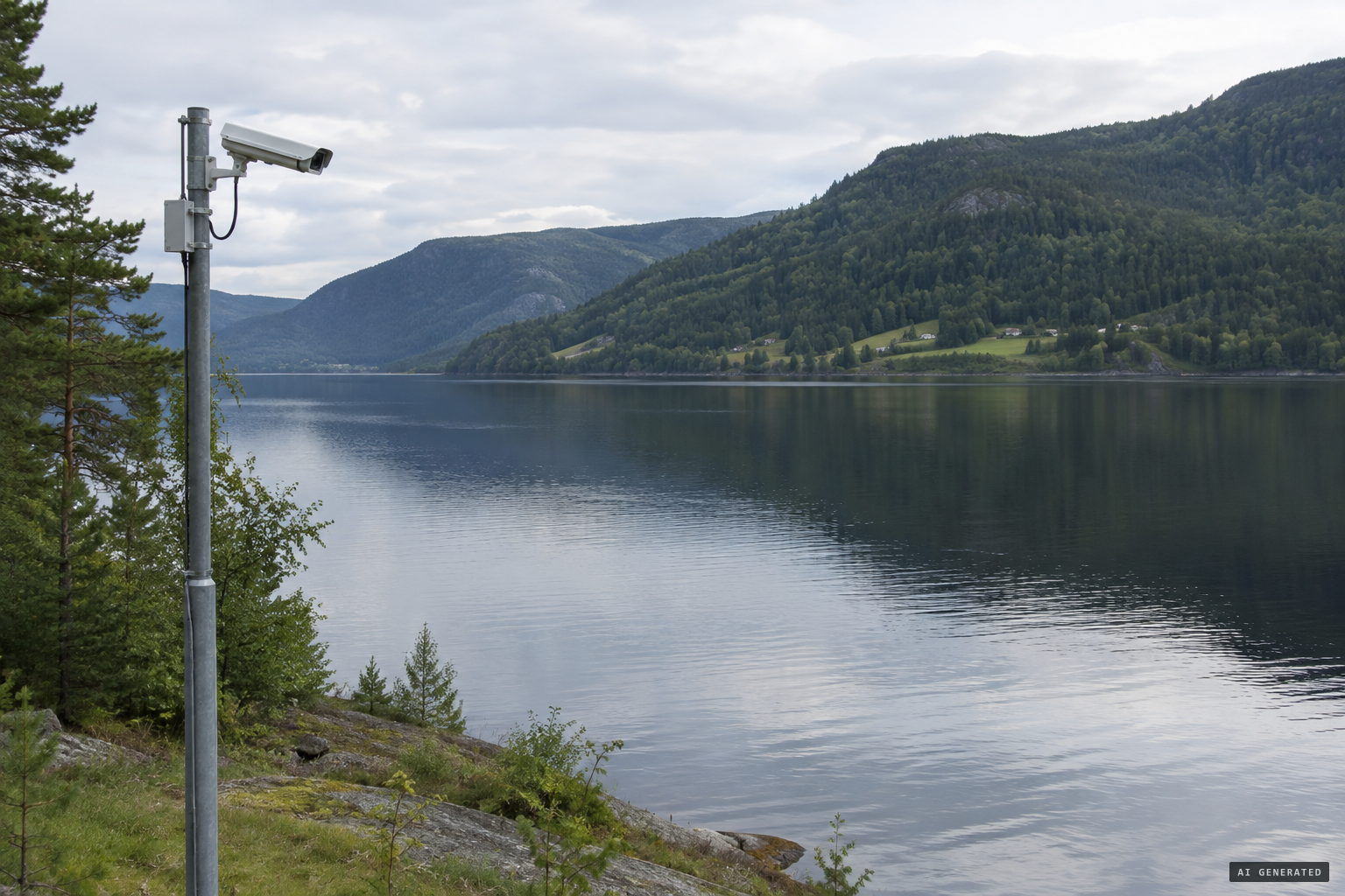 Seljord's 24-hour live stream watching the lake for the serpent