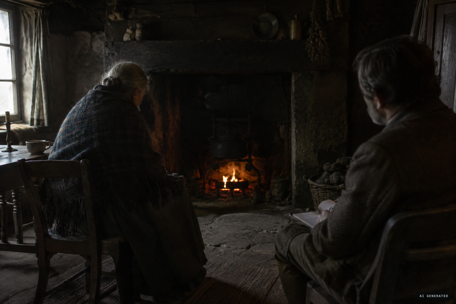 An elderly Braemar woman tells of an ancestor who watched the killing